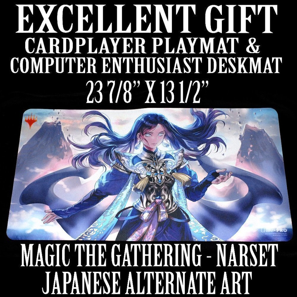 NEW Ultra PRO Magic Playmat War of the Spark Alternate Art Narset MTG 23.9x13.5"